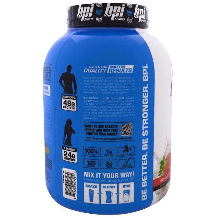 BPI Sports Best Protein Powder Strawberry Cream