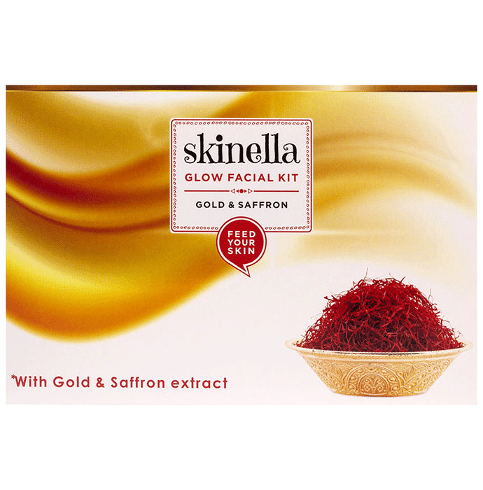Skinella Glow Facial Kit Gold & Saffron - Classic Derma