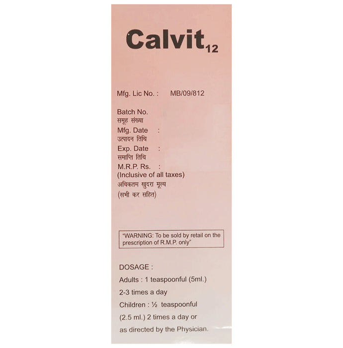 Calvit 12 Syrup