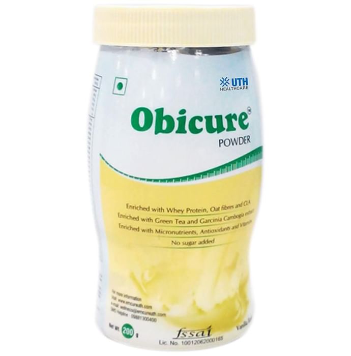 Obicure Whey Protein with CLA, Multivitamins & Minerals | Flavour Vanilla Powder - Classic Derma