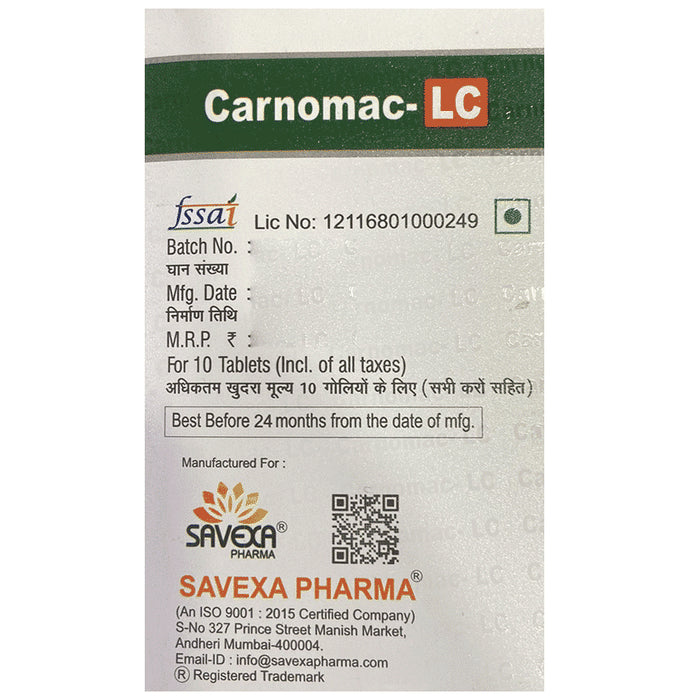 Carnomac -LC Tablet