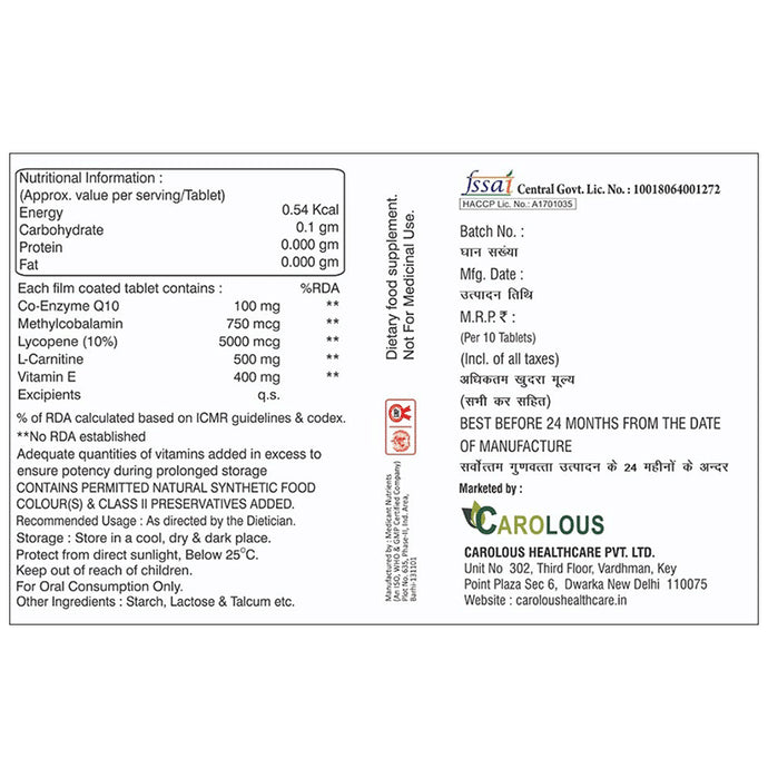 Caro-Q10 Tablet