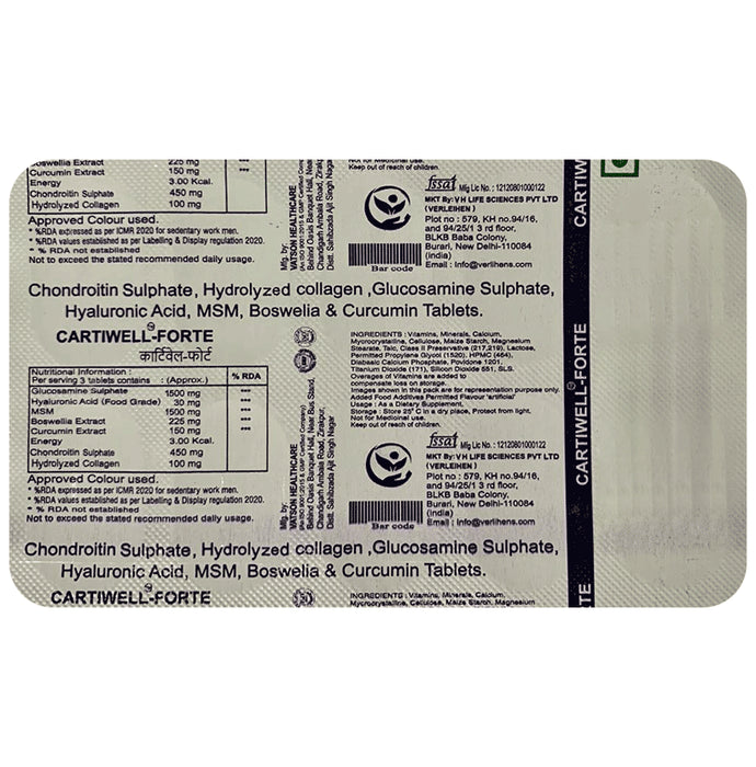 Cartiwell Forte Tablet