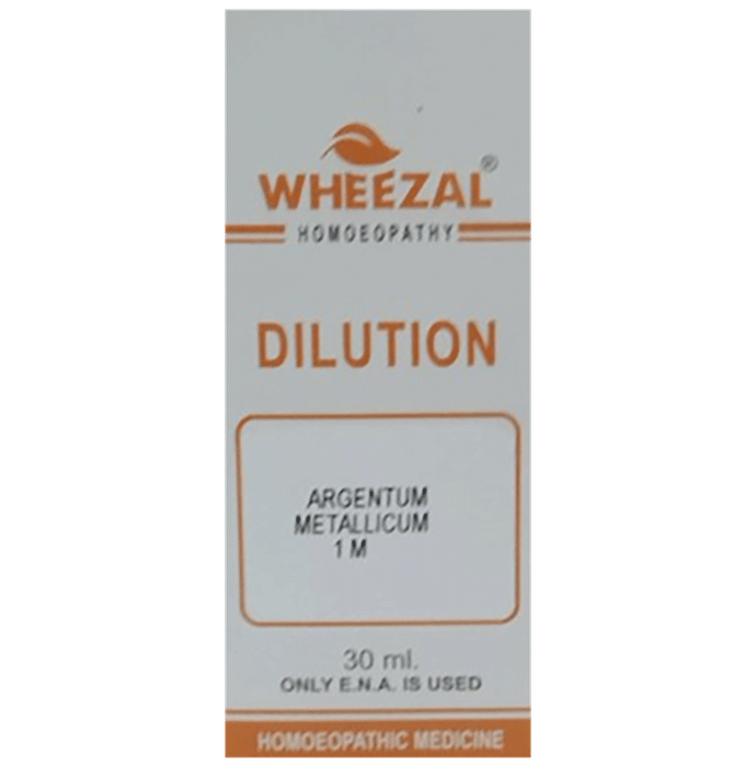 Wheezal Argentum Metallicum Dilution 1M - Classic Derma