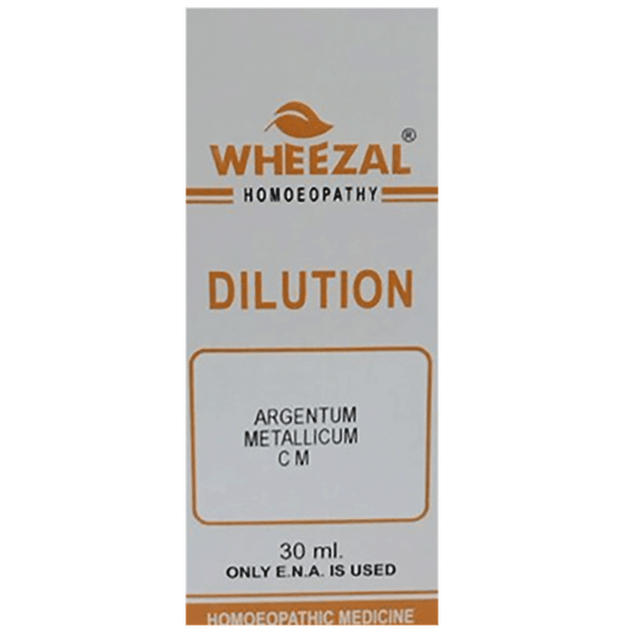 Wheezal Argentum Metallicum Dilution CM - Classic Derma