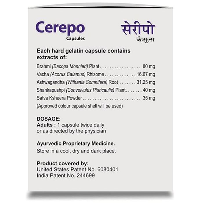 Proyurveda Cerepo Memory Booster Capsule