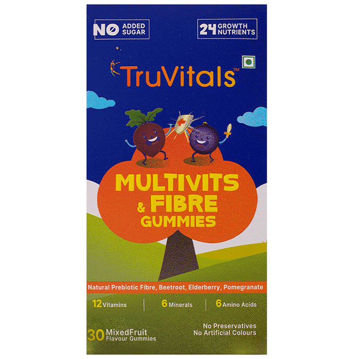 TruVitals Multivitamin Gummies for Kids Gummy Mixed Fruit - Classic Derma