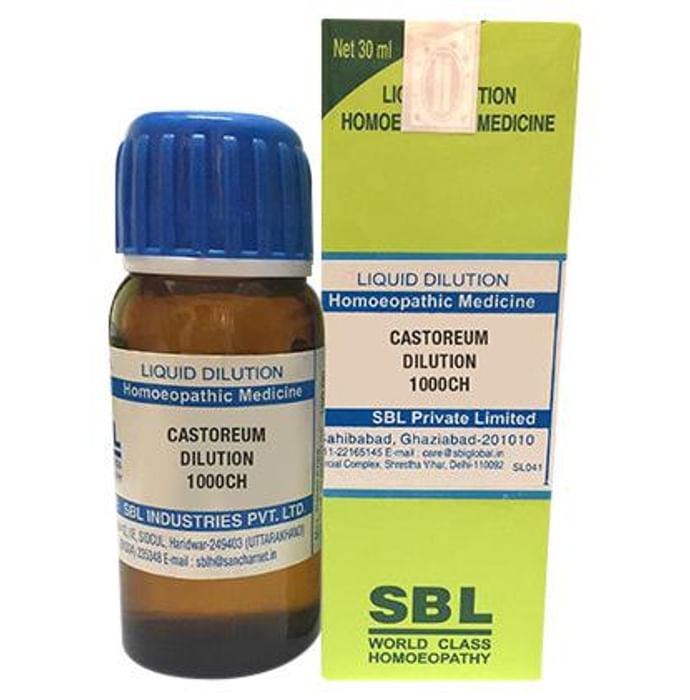 SBL Castoreum Dilution 1000 CH - Classic Derma