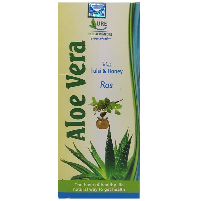 Cure Herbal Remedies Aloe Vera with Tulsi & Honey Ras - Classic Derma