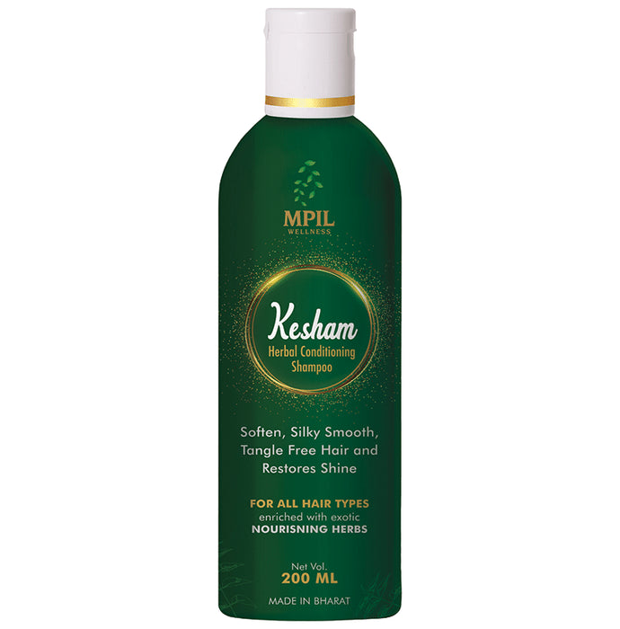 Mpil Wellness Kesham Herbal Conditioning Shampoo For All Hair Types - Classic Derma