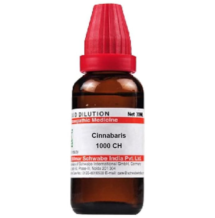 Dr Willmar Schwabe India Cinnabaris Dilution 1000 CH - Classic Derma