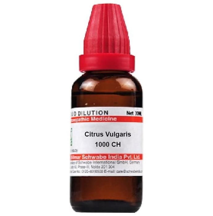 Dr Willmar Schwabe India Citrus Vulgaris Dilution 1000 CH - Classic Derma