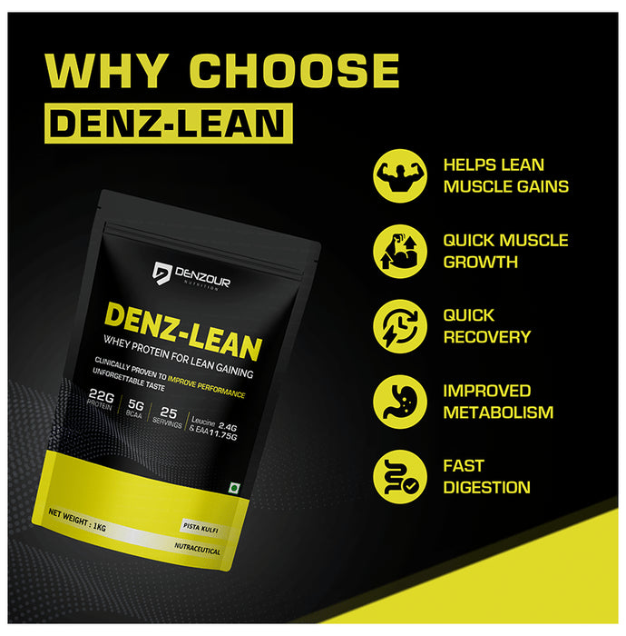 Denzour Nutrition Denz-Lean Powder Pista Kulfi