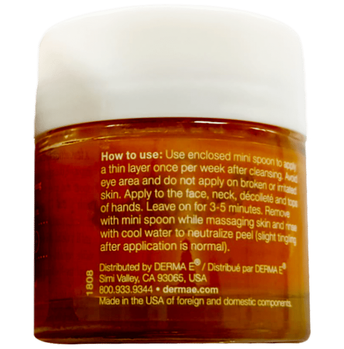 Derma E Vitamin C Instant Radiance Citrus Facial Peel