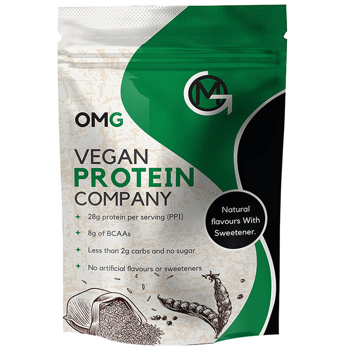 OMG Vegan Protein Company Powder Belgian Chocolate - Classic Derma