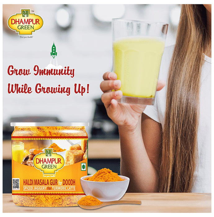 Dhampur Green Haldi Masala Gur for Doodh