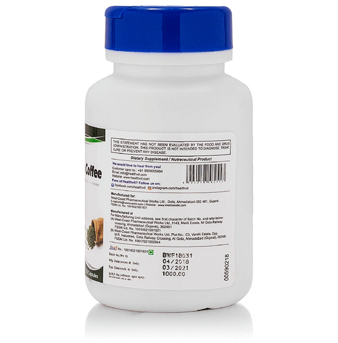 HealthVit Garcinia Green Coffee 500mg Capsule