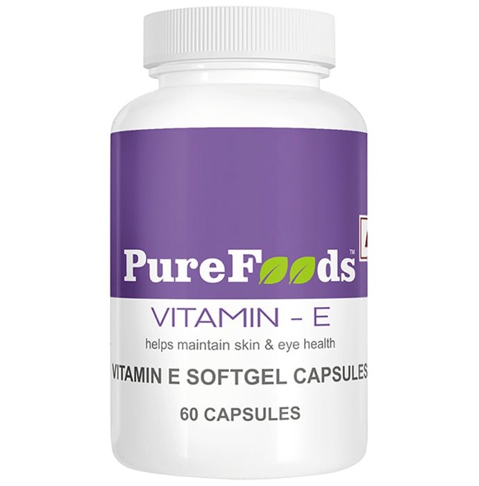 PureFoods Vitamin-E Softgel Capsule Gluten Free - Classic Derma