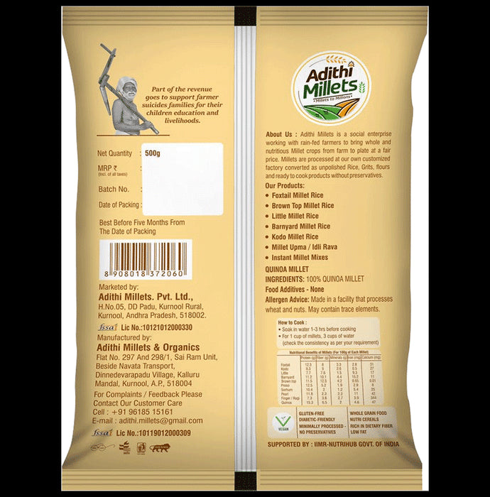 Adithi Millets Quinoa (500 Each)