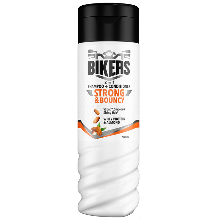 Bikers Strong & Bouncy 2 in 1 Shampoo+Conditioner - Classic Derma