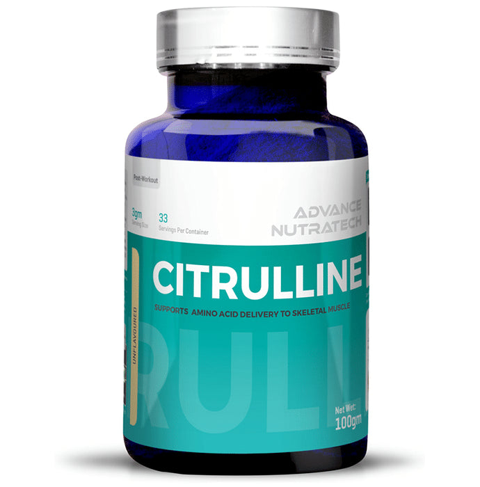 Advance Nutratech Citrulline Post-Workout Powder Unflavoured - Classic Derma