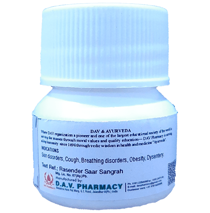 D.A.V. Pharmacy Tamra Bhasma