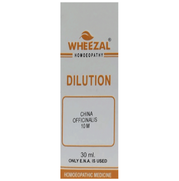 Wheezal Cinchona Officinalis Dilution 10M - Classic Derma