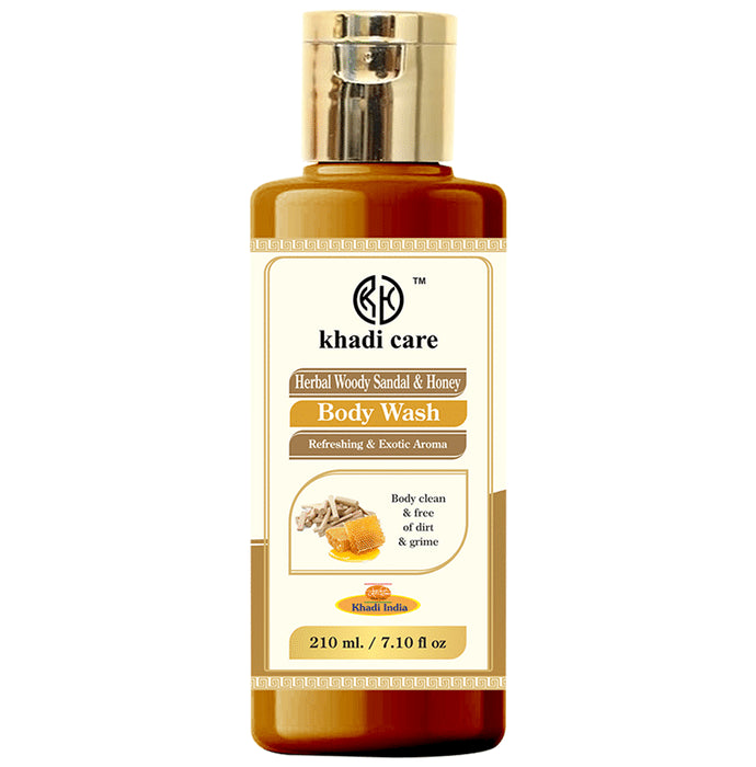 Khadi Care Herbal Woody Body Wash - Classic Derma