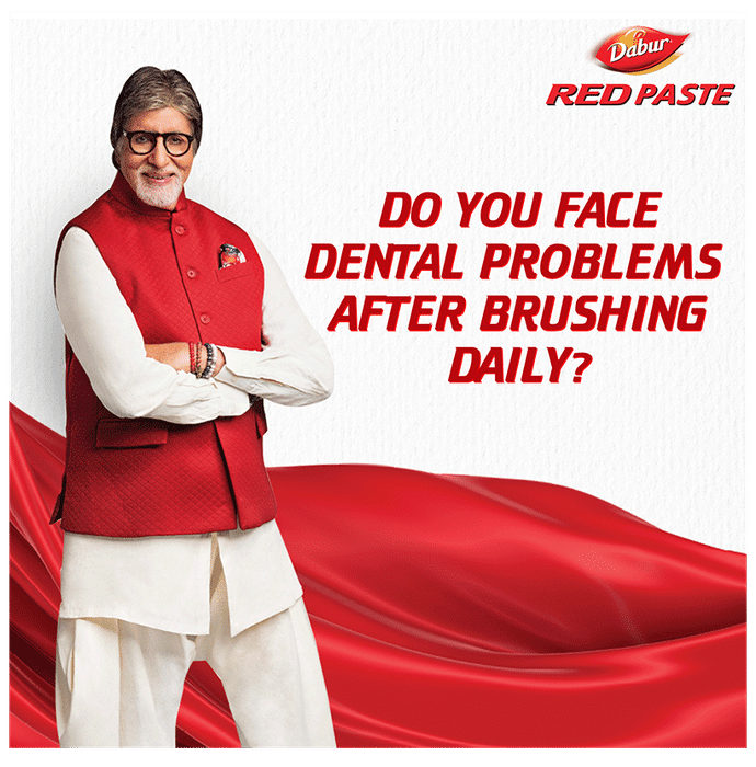 Dabur Red Toothpaste for Complete Oral Care | Fluoride-Free | Buy 3 Get 1 Free 150gm Each