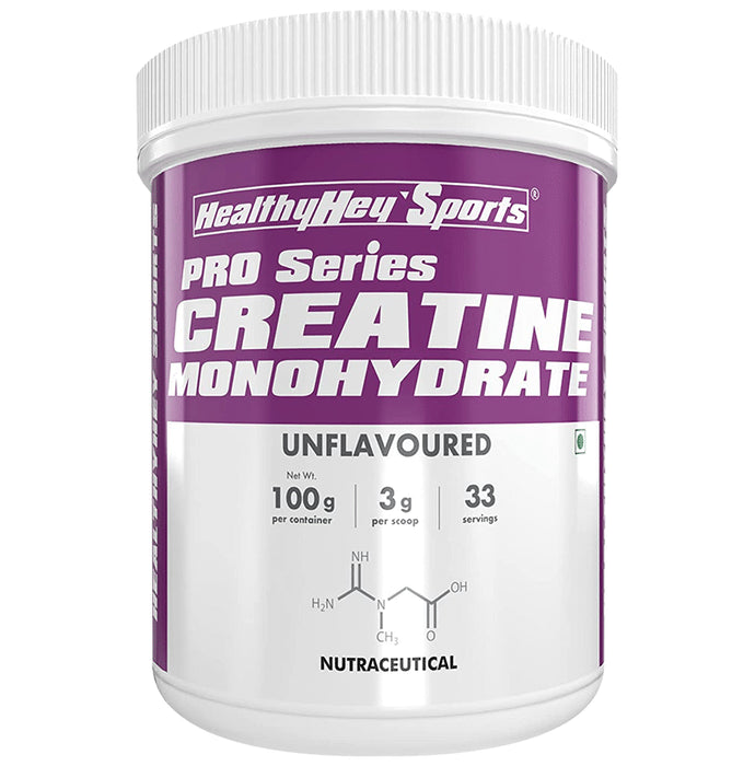 HealthyHey PRO Series Creatine Monohydrate Powder Unflavored - Classic Derma