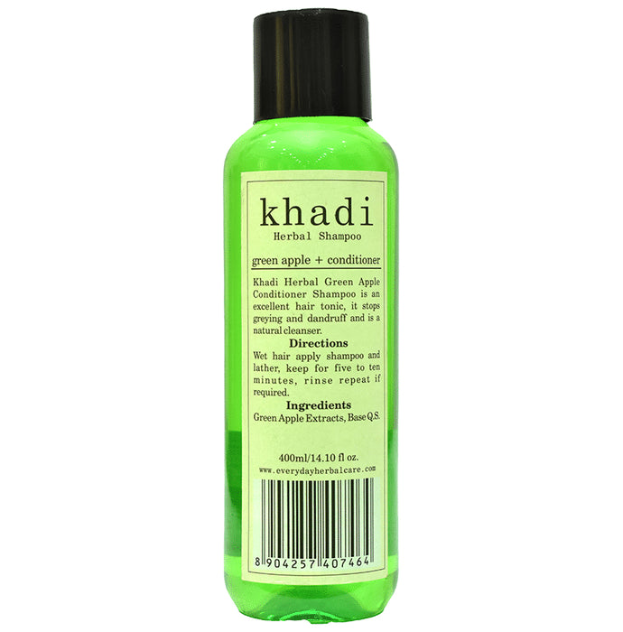 Khadi Herbal Shampoo Green Apple + Conditioner - Classic Derma