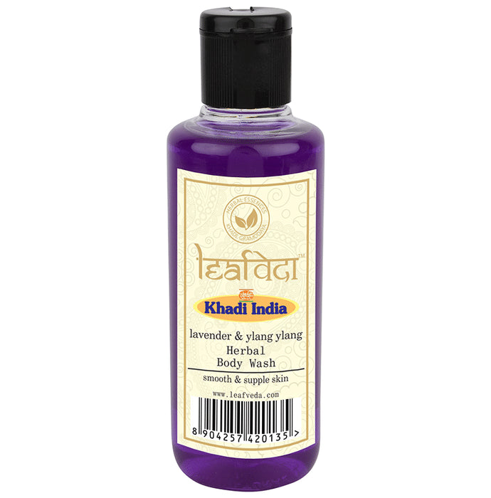 Khadi Leafveda Lavender & Ylang Ylang Herbal Body Wash - Classic Derma