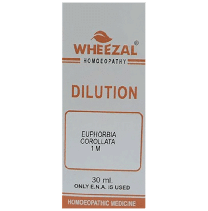 Wheezal Euphorbia Corollata Dilution 1M - Classic Derma