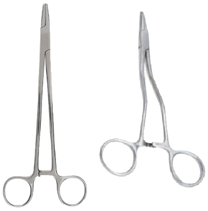 Agarwals Needle Holder 6'__' Straight & Curved - Classic Derma