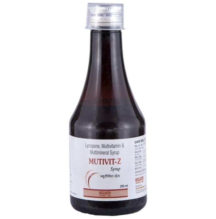 Mutivit-Z Lycopene, Multivitamin & Multimineral Syrup