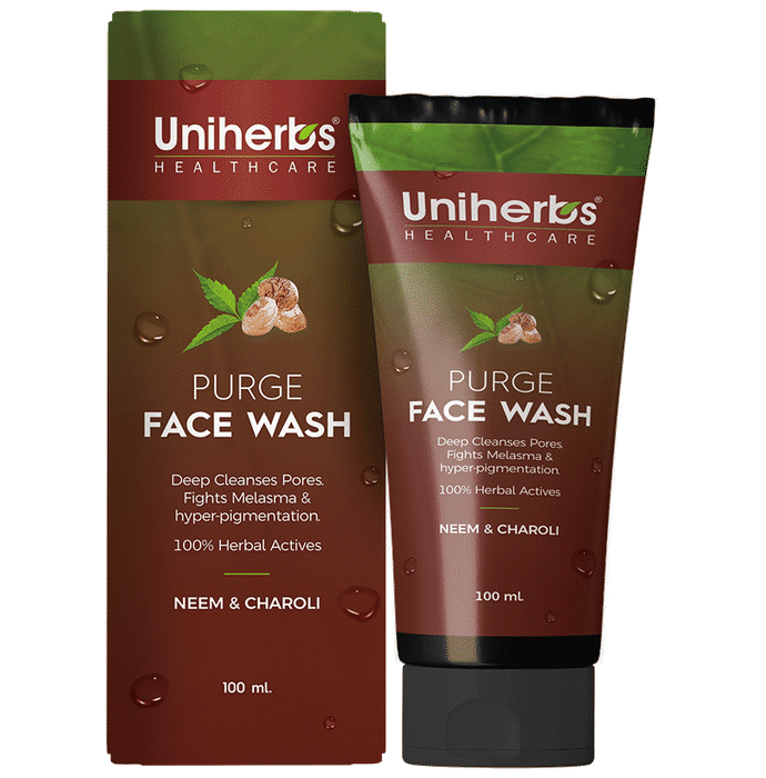 Uniherbs Purge Face Wash Neem & Charoli - Classic Derma