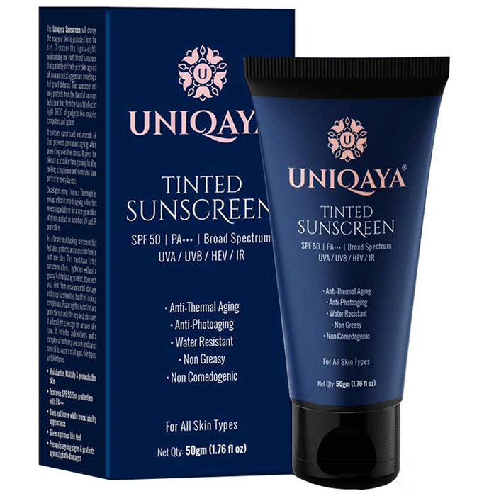Uniqaya Tinted Sunscreen SPF 50 - Classic Derma