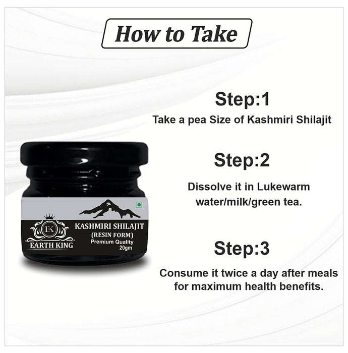 Earth King Kashmiri Shilajit (Resin Form)