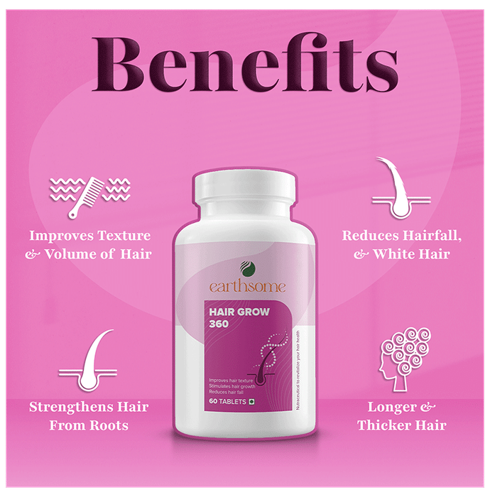 Earthsome Hair Grow 360 Tablet