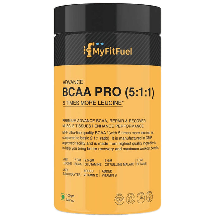 MyFitFuel Advance BCAA Pro (5:1:1) Mango - Classic Derma