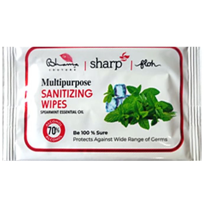 FLOH Multipurpose Sanitizing Wipes (1 Each) - Classic Derma