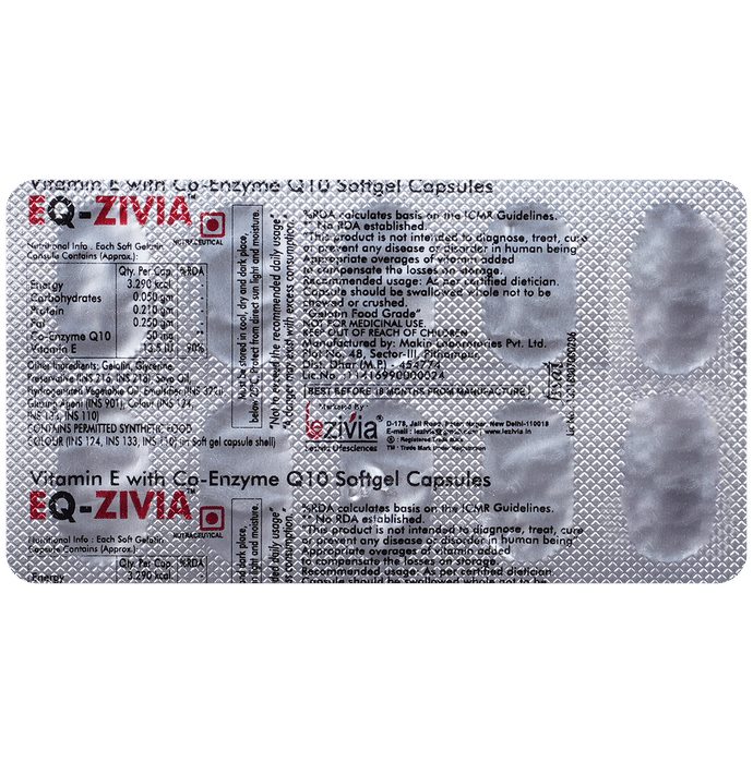 EQ-Zivia Soft Gelatin Capsule