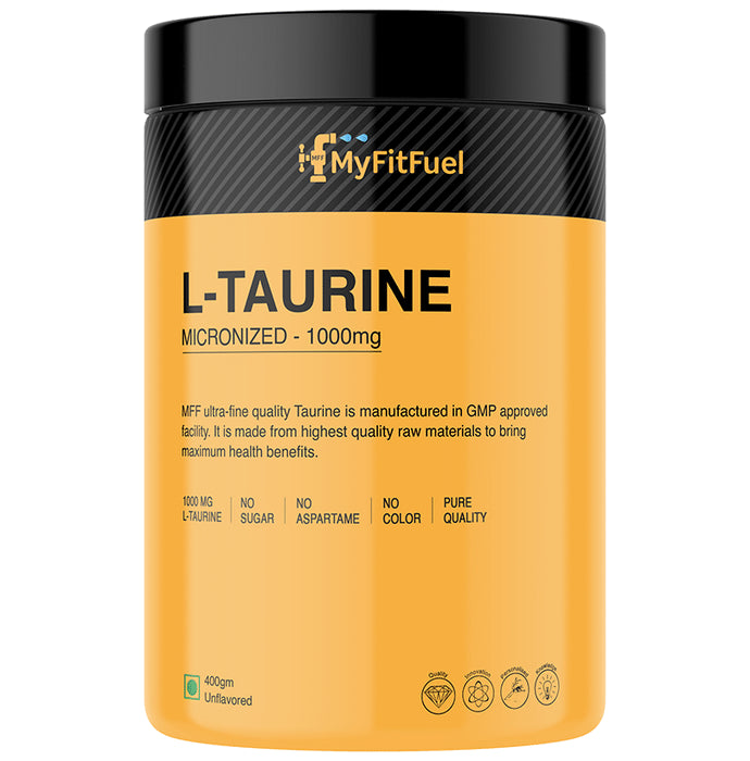 MyFitFuel L-Taurine Micronized-1000mg Powder Unflavored - Classic Derma