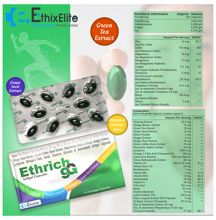 Ethixelite EthRich 9G Softgel Capsule