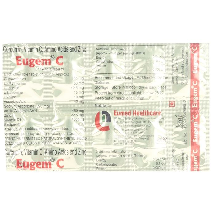 Eugem-C Chewable Tablet