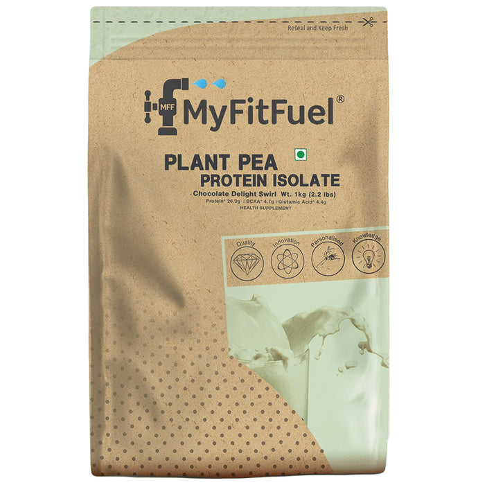 MyFitFuel Plant Pea Protein Isolate Powder Chocolate Delight Swirl - Classic Derma