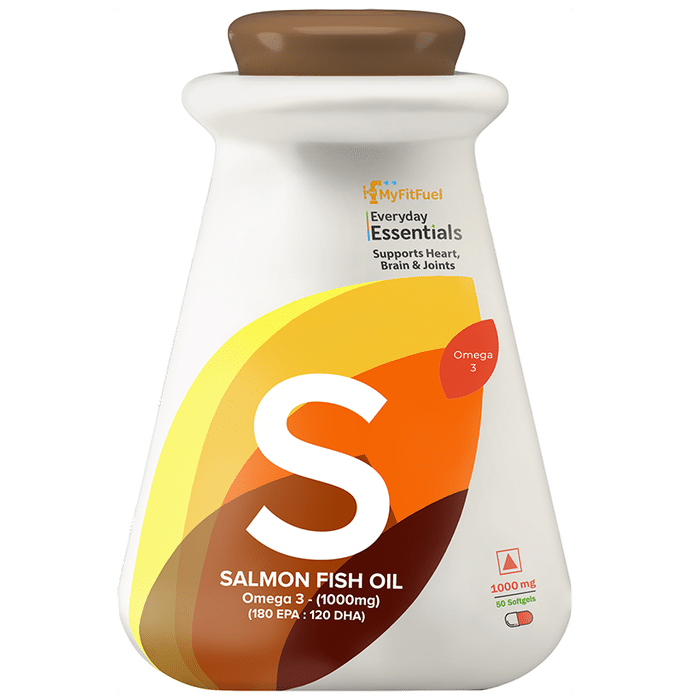 MyFitFuel Salmon Fish Oil 1000mg Soft Gelatin Capsule - Classic Derma