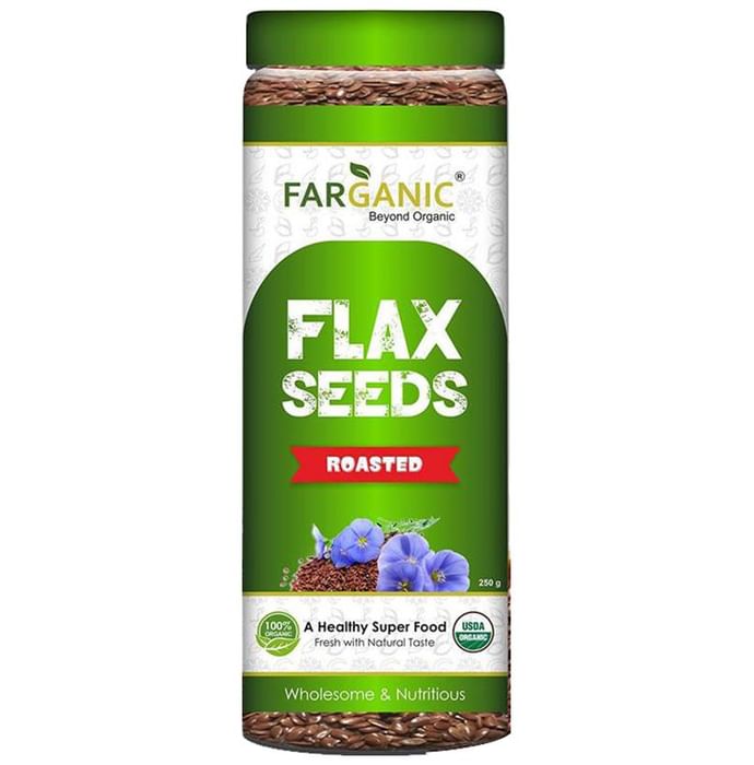 Farganic Flax Seeds Roasted - Classic Derma
