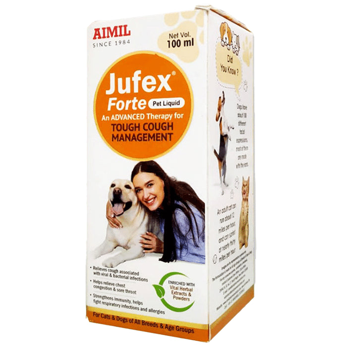 Aimil Pharmaceuticals Jufex Forte Pet Liquid - Classic Derma