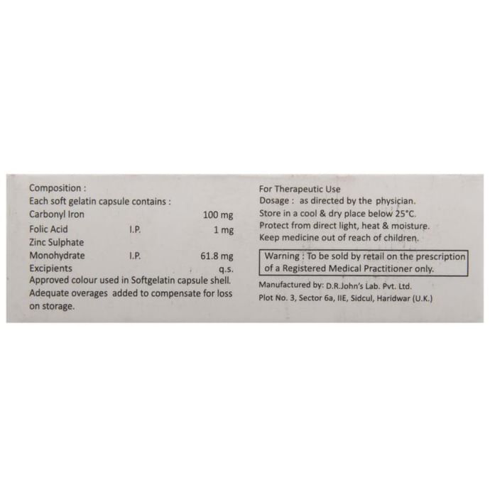 FE-3 Soft Gelatin Capsule